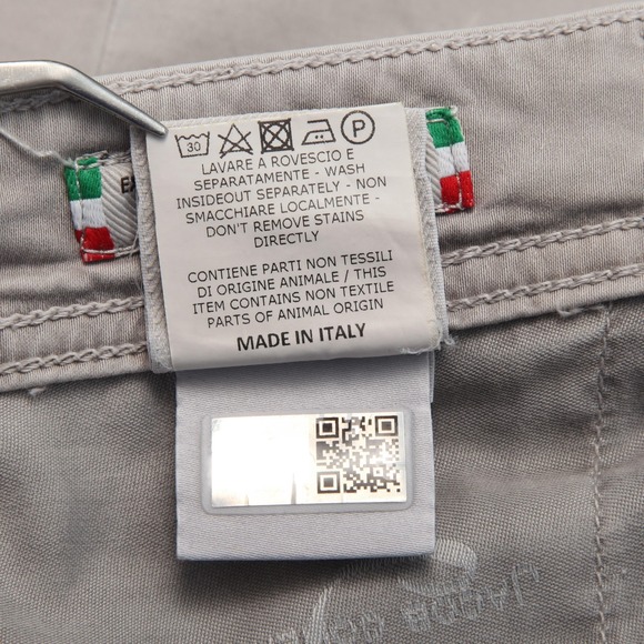 Jacob Cohen Style 613 Jeans Mens 37x29 Gray Straight Fit Stretch Denim Italy - Picture 9 of 16